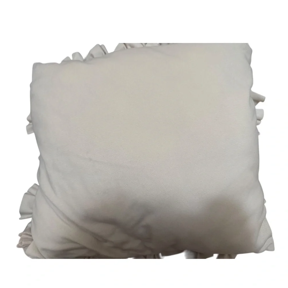 Unlisted Textured Cream Accent Pillow